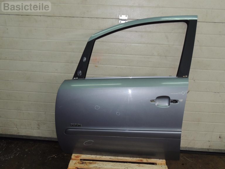 Opel Zafira B durvju priekšējā kreisā krāsa gaiši sudraba 163 / 4AU, GBJ Durvju priekšējā kreisā puse