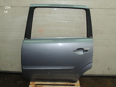 Opel Zafira B Door Rear Left Color Light Silver 163 M2 4AU GBJ Door Rear Left