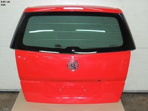 Opel Zafira B Vauxhall Tailgate Trunk lid color 50B / 63U, GBH Powerrot