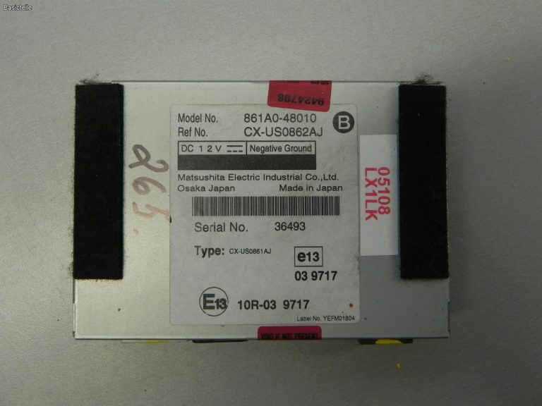 LEXUS RX270/350/450H multivides saskarnes vadības bloks 861A0-48010