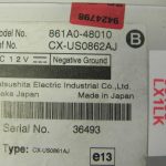 LEXUS RX270/350/450H multivides saskarnes vadības bloks 861A0-48010