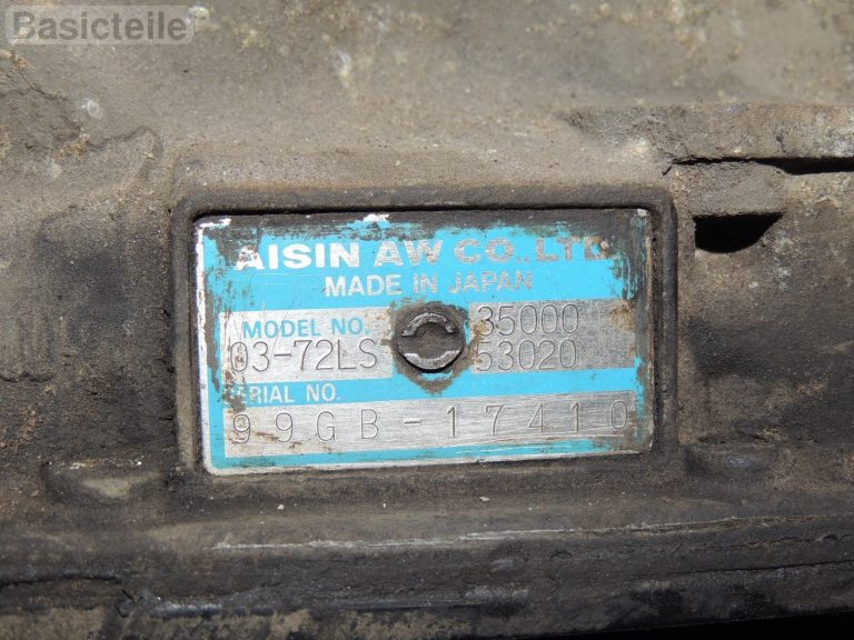 Lexus IS200 iS300 1GFE 99-05 Automātiskā transmisija Automātiskā pārnesumkārba 03-72LS 35000-53020