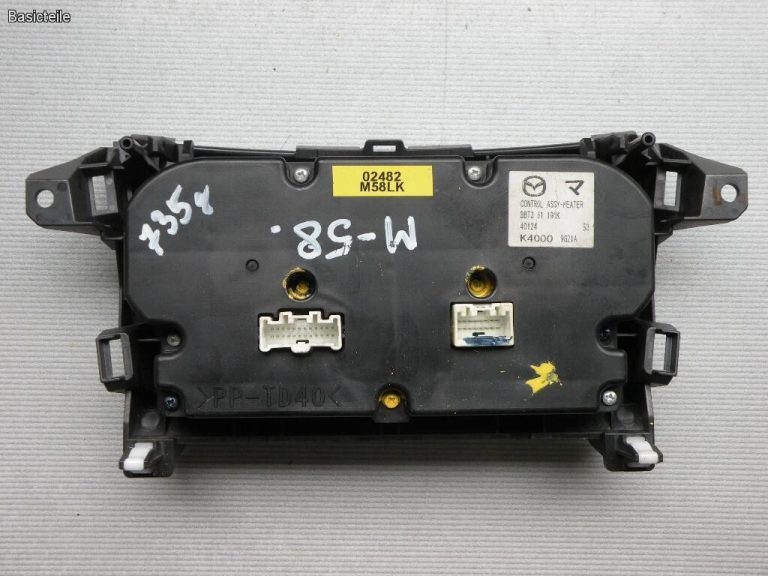 MAZDA 3 BM III KLIMATA KONTROLES PANELIS KLIMATA KONTROLES PANELIS BBT361190K