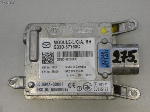 Mazda 3 6 CX-7 vadības bloks joslas maiņas brīdinājuma sensors Radara sensors labajā pusē