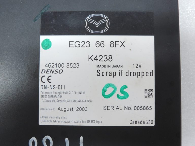 Mazda CX-7 ASV NAVI vadības bloks GPS DVD lasītājs Navigācija EG23-66-DF0A