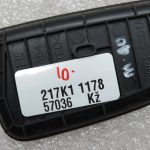 Oriģinālā Mazda 6 GJ aizmugurējo kreiso durvju nodalījuma gumijas paklājiņa ieliktnis Top