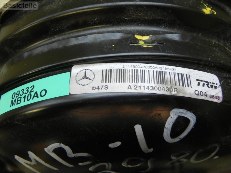 Mercedes CLS E-klase C219 W211 S211 Bremžu pastiprinātājs A0054308130