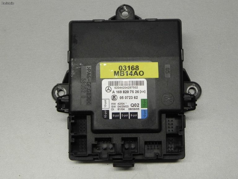 Mercedes W169 W245 A B klaseDurvju vadības bloks Aizmugures kreisais vadības bloks A1698209126
