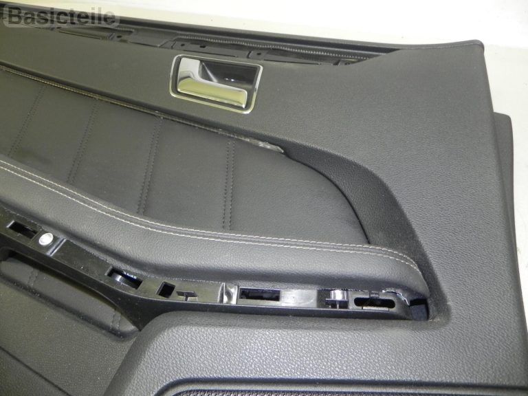 Mercedes W212 5 durvju paneļi aizmugurējais kreisais durvju panelis ādas melns 2127300970