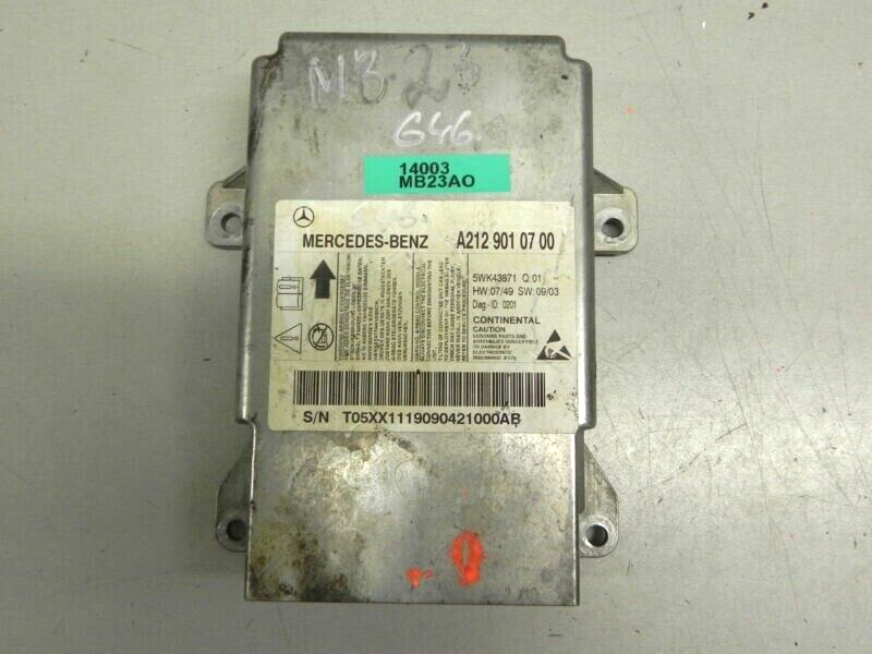 Mercedes-Benz E W212 KONTROLES UNIT AIRBAG MODULIS A2129010700 A2129014204