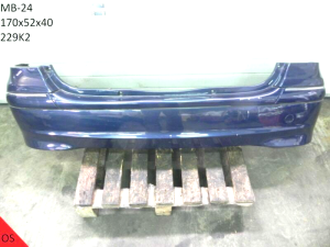 Mercedes A-klases W168 Facelift aizmugurējais bamperis 375 Atoll Blue Metallic