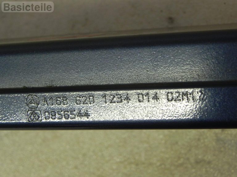 Mercedes W168 Facelift priekšējā bampera atbalsta kronšteins Priekšējā bampera pastiprinājums 375
