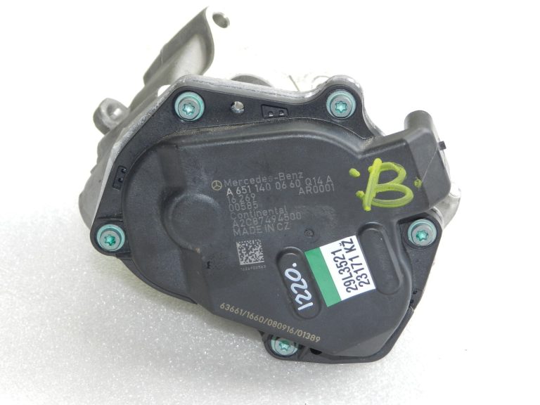 Mercedes Benz C220d W205 EGR vārsts izplūdes gāzu recirkulācija A6511400860 Oriģinālais
