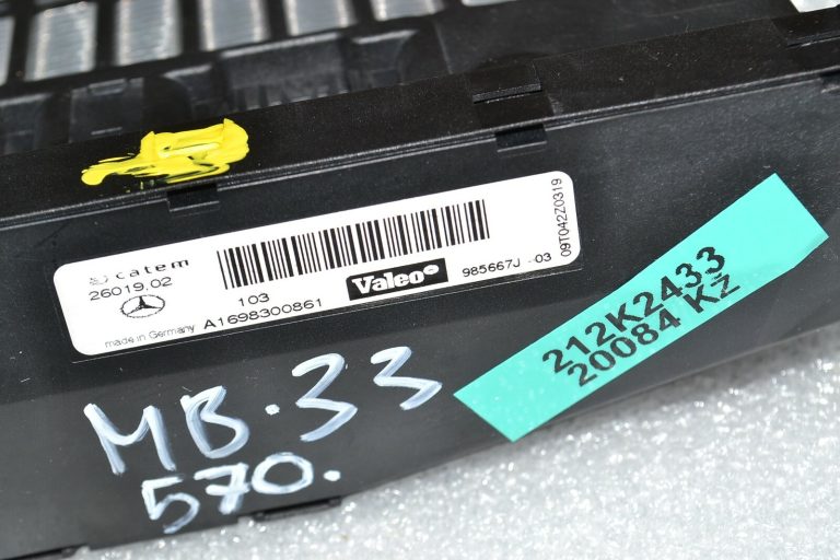 Mercedes-Benz W245 W169 W164 ML papildu sildītāja sildītājs A1698300861