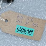Mercedes-Benz B-klase W245 Ārējais durvju rokturis labajā pusē A1697660002 Cosmos black 191