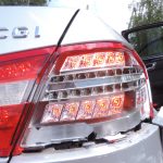 Oriģināls Mercedes Benz W212 2009-2013 Ārējais kombinētais aizmugurējais lukturis, labais LED gaismas diodes bloks