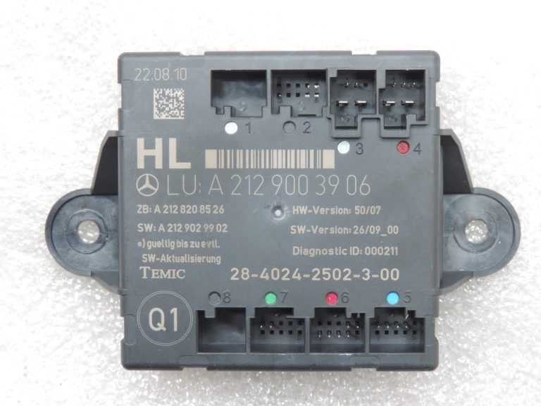 Oriģinālais Mercedes Benz W212 W204 aizmugurējo kreiso durvju vadības bloks