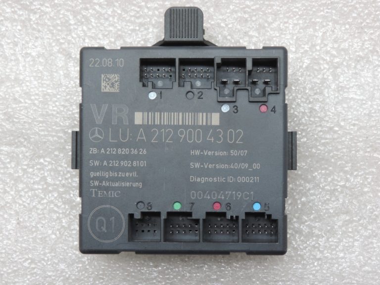 Oriģinālais Mercedes Benz W212 W204 durvju vadības bloks priekšējais labais