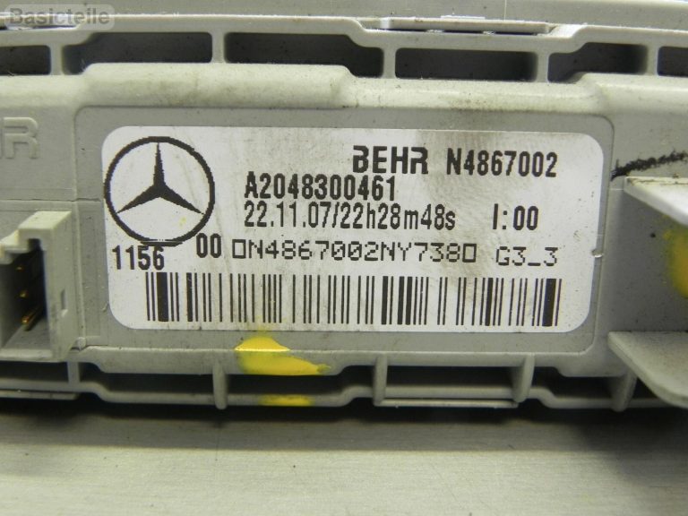 Mercedes-Benz W204 W218 W212 X204 Siltummainis papildu sildītājam A2048300461