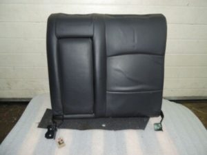 Mitsubishi Lancer CY Leatherette Aizmugurējā kreisā sānu paneļa atzveltne melna