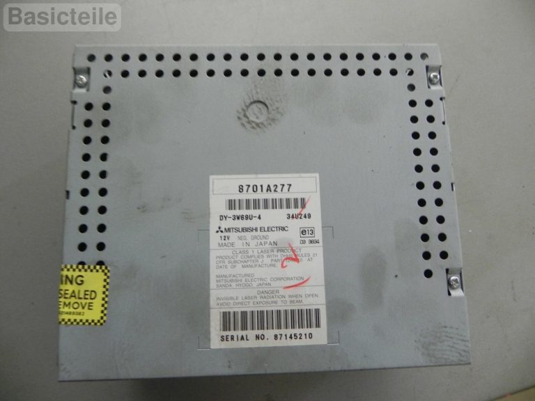 Mitsubishi Lancer Sportback Radio CD Mp3 8701A277 AM/FM Head Unit Testēts