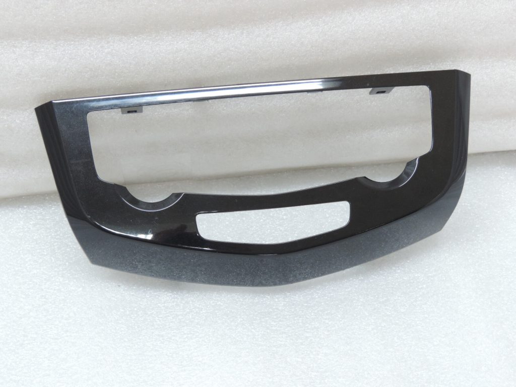 Nissan Qashqai J11 instrumentu paneļa klimata kontroles paneļa pārsegs spīdīgi melns