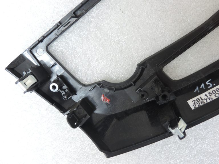 Nissan Qashqai J11 instrumentu paneļa klimata kontroles paneļa pārsegs spīdīgi melns