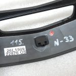 Nissan Qashqai J11 instrumentu paneļa klimata kontroles paneļa pārsegs spīdīgi melns