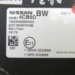 Nissan Qashqai J11 virsbūves vadības modulis BCM vadības bloks 284B14CB9D