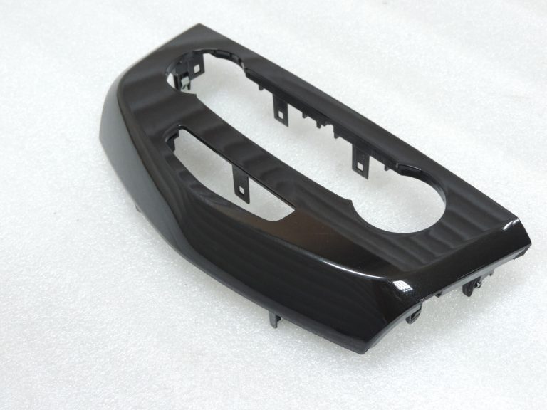 Nissan Qashqai J11 instrumentu paneļa klimata kontroles paneļa pārsegs spīdīgi melns