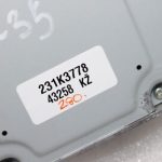Nissan X-Trail T31 gaisa spilvenu vadības bloks ar nelaimes gadījumu datiem! 98820JH225, 98820JH220