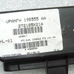 Oriģināls Nissan Navara II D40 gaisa kondicioniera sildītāja korpusa vāks 27197EB02A