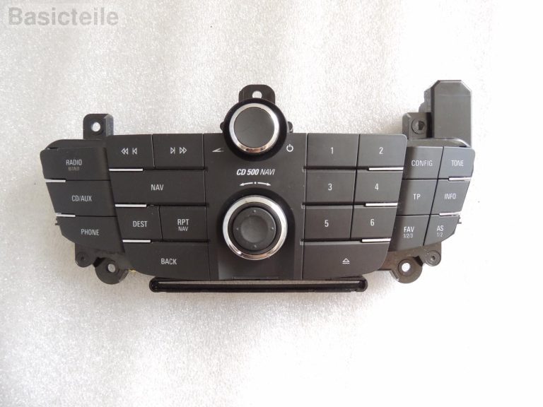 Opel Insignia A Radio CD 500 Navi Panel Switch Radio 13273255 Radio vadības pults