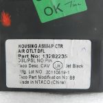 Opel Insignia A priekšējais centrālais kreisais gaisa vads Duse Air Black 13282235