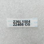 Opel Insignia A priekšējais centrālais kreisais gaisa vads Duse Air Black 13282235