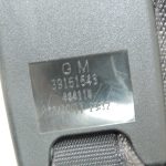 Oriģinālā Opel Insignia B Aizmugurējā centrālā drošības jostas sprādze 39151543 39220768