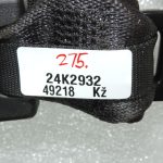 Oriģinālā Opel Insignia B Aizmugurējā centrālā drošības jostas sprādze 39151543 39220768