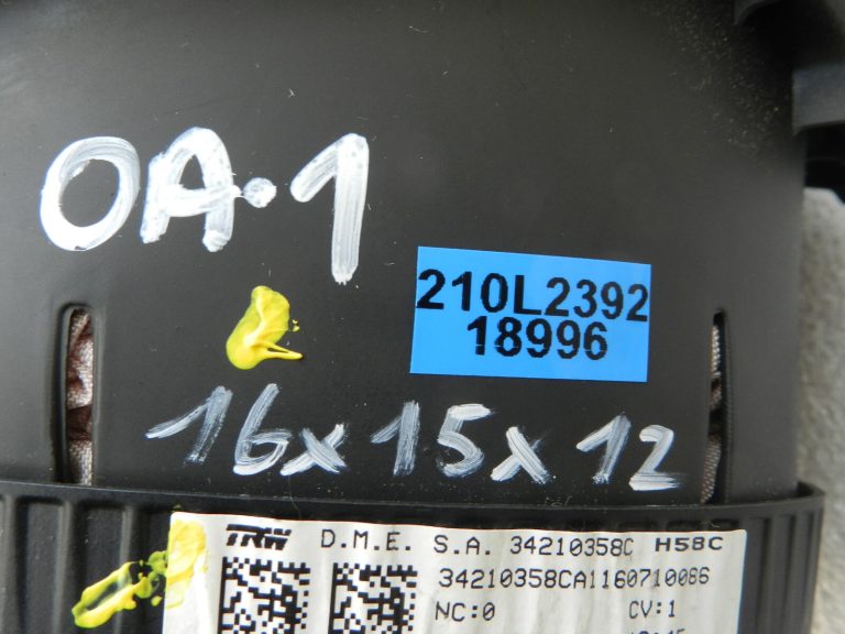 Opel Astra K Vauxhall Stūres rata pārsegs Klaksona slēdzis 39042464