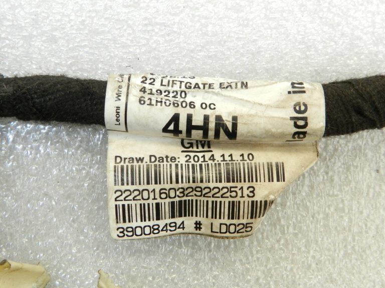 Opel Astra K Kombi Aizmugurējo durvju instalācijas pagarinājums 39008494
