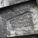 Oriģināls OPEL ASTRA K 16 INČU 7J ET41 1 gab. vieglmetāla lietie diski alumīnija 39024544