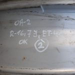 Oriģināls OPEL ASTRA K 16 INČU 7J ET41 1 gab. vieglmetāla lietie diski alumīnija 39024544