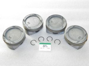 4x oriģinālais virzuļa oriģinālais virzulis Opel 1.4 Turbo B14NET A14NET Standard 55580184, 25195023, 625133