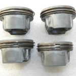 4x oriģinālais virzuļa oriģinālais virzulis Opel 1.4 Turbo B14NET A14NET Standard 55580184, 25195023, 625133