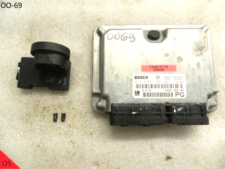 Opel Astra G Zafira A Vectra B 2.0D 2.2D Motora vadības bloks 0281010271 24417196