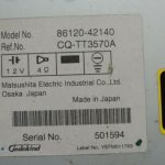 Toyota Rav4 Rav 4 III 2005-2012 Radio autoradio MP3 WMA CD mainītājs 86120-42140