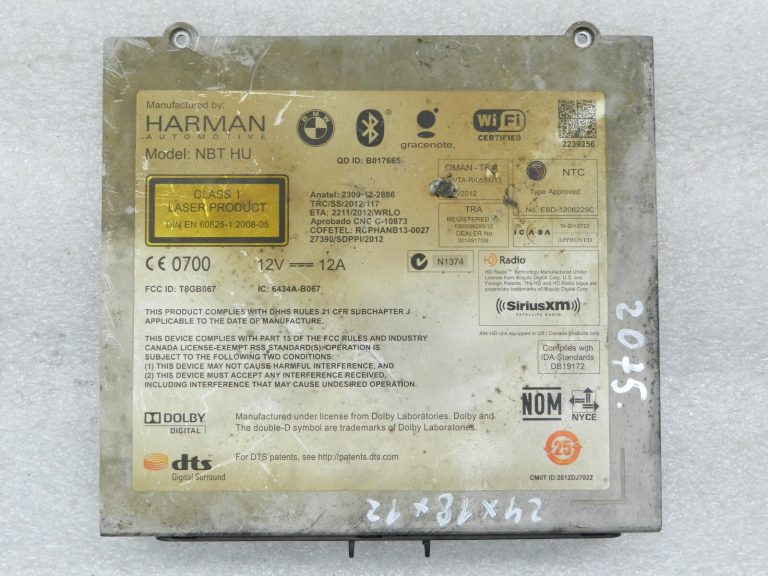 BMW F01 F01 F15 F16 F20 F20 F32 F32 F33 F80 Automobiļu radio vadības bloka rezerves daļas 9387565