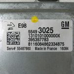 Opel Astra K 1.6CDTi B16DTE 81Kw Dīzeļdzinēja vadības bloks Vadības bloks 55487860