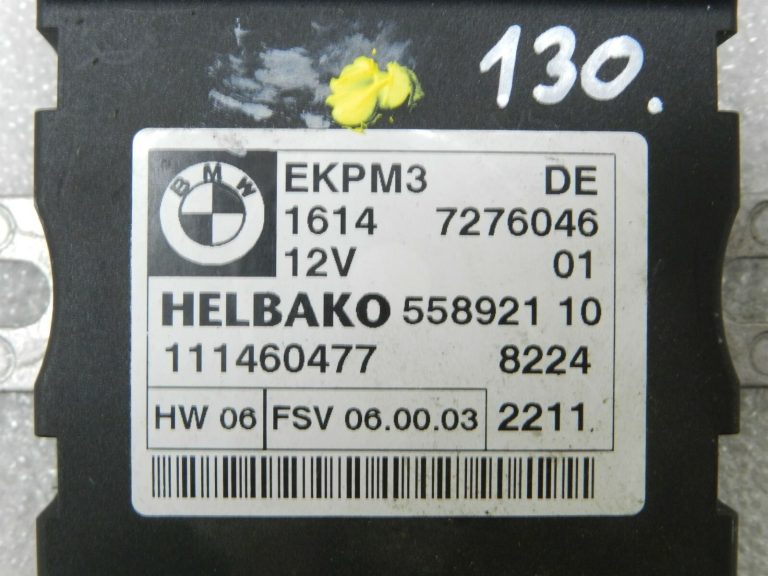 BMW E60 E61 E61 E70 E71 E71 E87 E90 E90 E91 E92 Vadības bloks degvielas sūknis 7276046 7407513