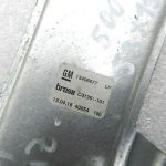 Opel Astra K aizmugurējā kreisā elektriskā loga regulatora saikne bez motora 13406677