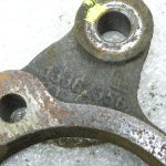 Opel Astra K Aizmugures kreisās ass riteņa rumba plāksne 13362356